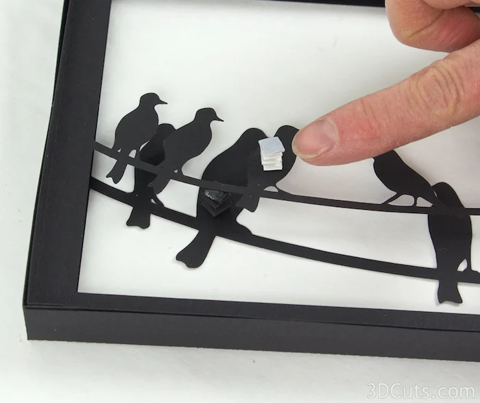 3d Shadow Box tutorial by 3dCuts.com, Marji Roy, 3D cutting files in .svg, .dxf, and .pdf formats for use with Silhouette and Cricut cutting machines, paper crafting files