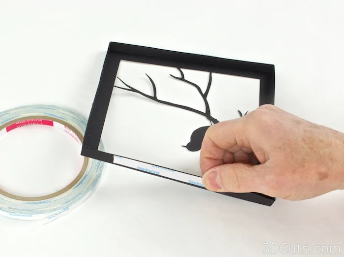 I used Scor-Tape for this step.