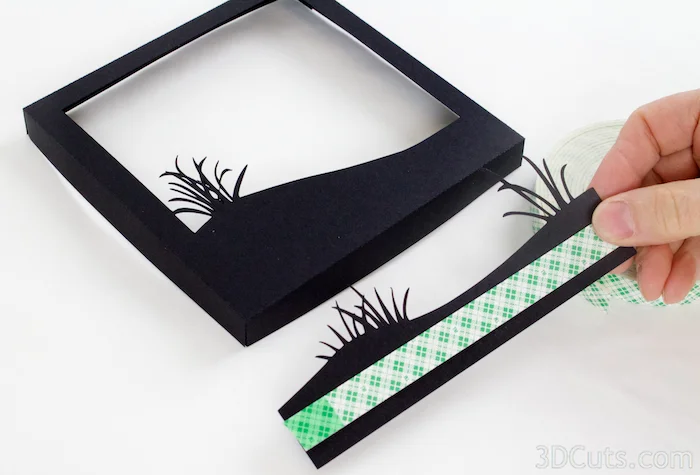 3d Shadow boxes by 3dCuts.com, Moonrise, Sunrise, Marji Roy, 3D cutting files in .svg, .dxf, and .pdf formats for use with Silhouette and Cricut cutting machines