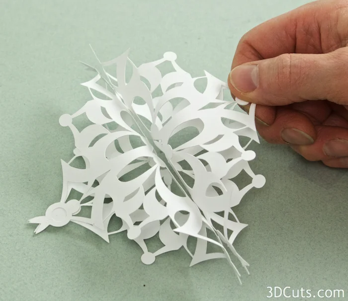 This design worked better with glue dots along the center line.
