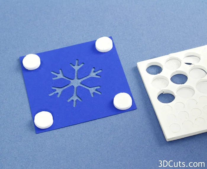 3d Shadow Box Christmas Ornaments by 3dCuts.com, Marji Roy, 3D cutting files in .svg, .dxf, and .pdf formats for use with Silhouette and Cricut cutting machines, paper crafting files