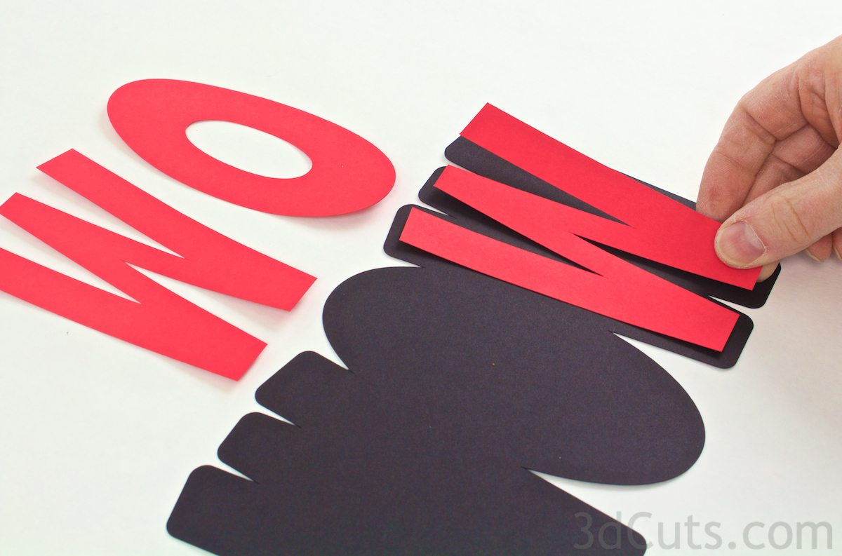 svg greeting card cutting files for Silhouette and Cricut Cutting machines. Birthday card by Marji Roy of 3dcuts.com