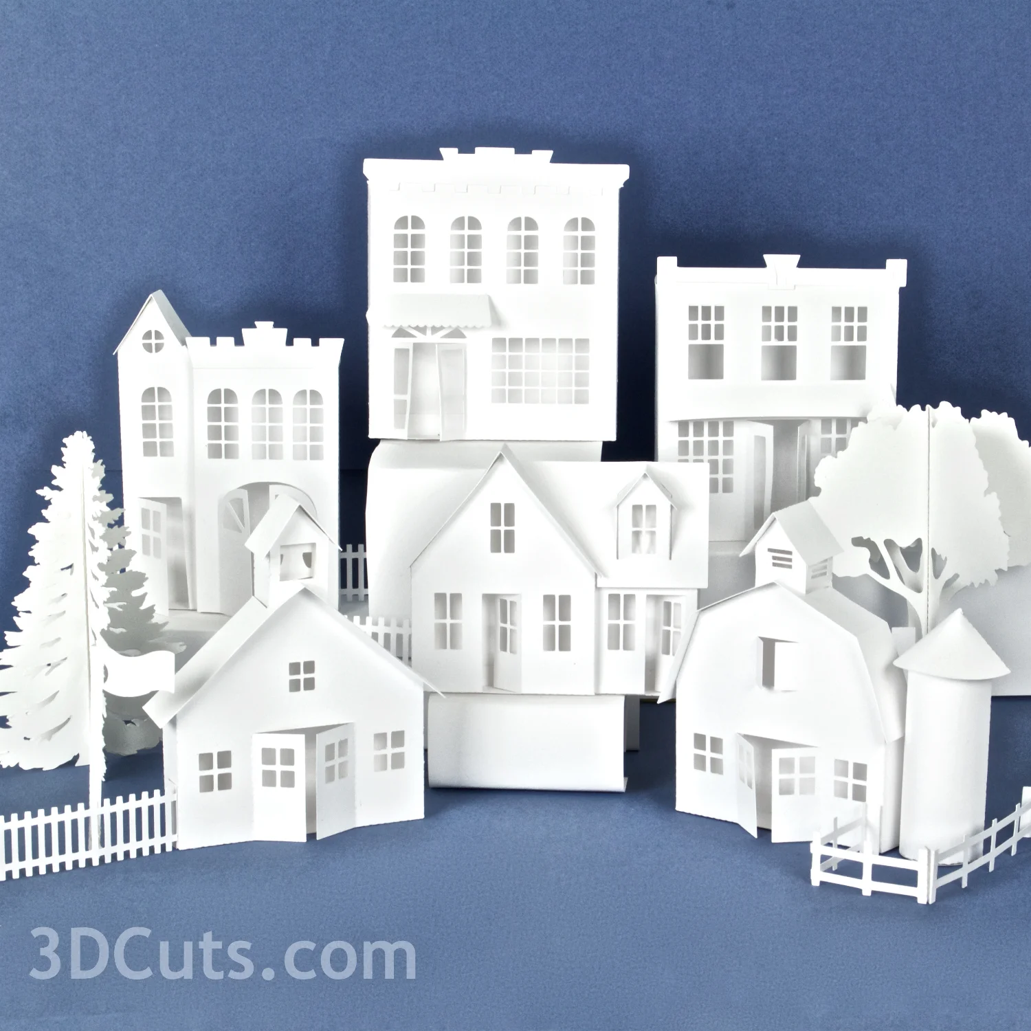 Ledge Village by Marji Roy of 3DCuts.com