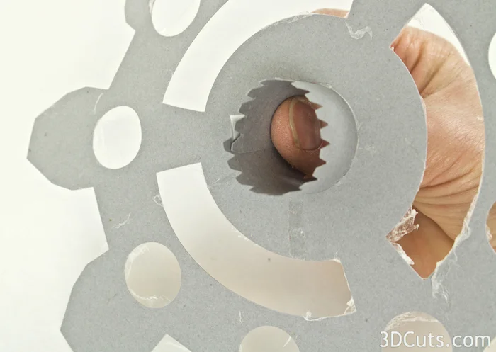 SVG cutting files for Silhouette and Cricut Cutting machines. 3D Steampunk DIY gears by Marji Roy of 3dcuts.com