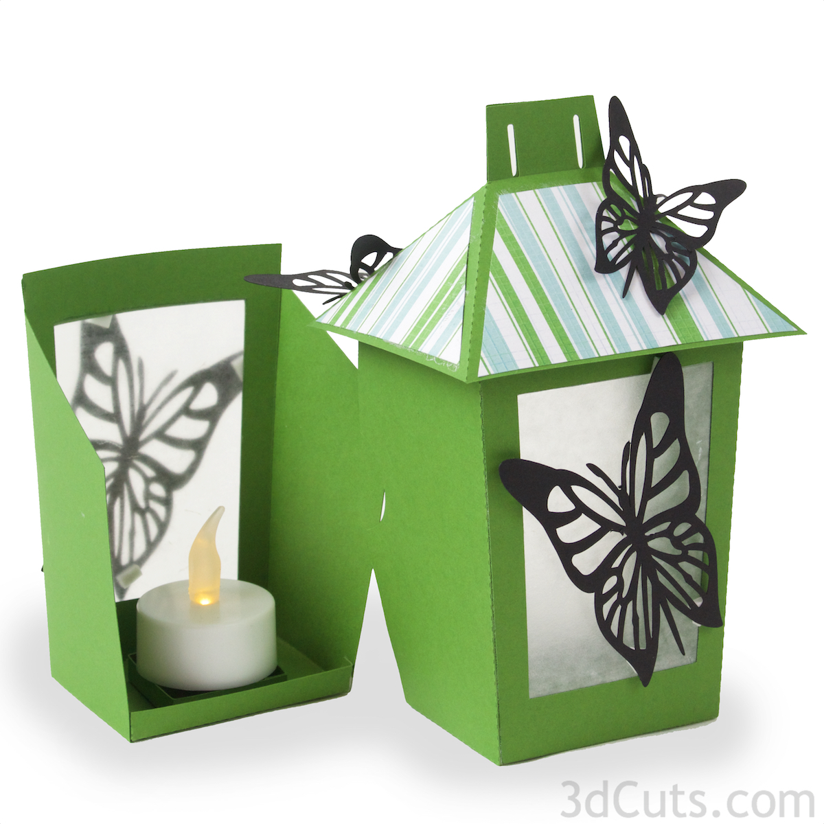 Download 3d Butterfly Lantern Tutorial 3dcuts Com