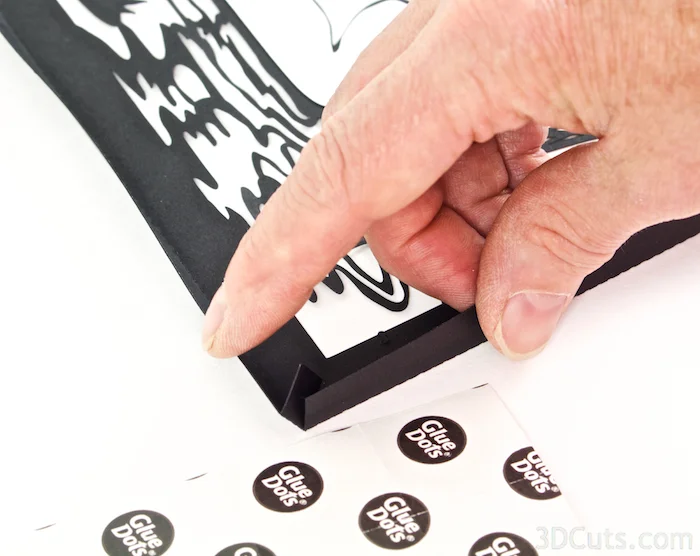 Loon Lake Shadow box Tutorial by Marji Roy of 3dcuts.co m. Cutting files in svg, pdf, and dxf formats for paper cutting using Silhouette and Cricut cutting machines