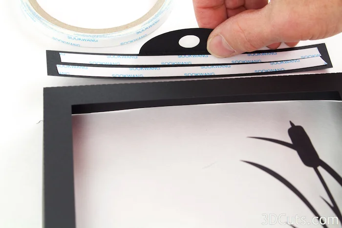 Loon Lake Shadow box Tutorial by Marji Roy of 3dcuts.co m. Cutting files in svg, pdf, and dxf formats for paper cutting using Silhouette and Cricut cutting machines