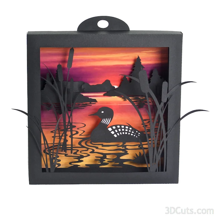 Loon Shadow Box S by 3dcuts 2.jpg