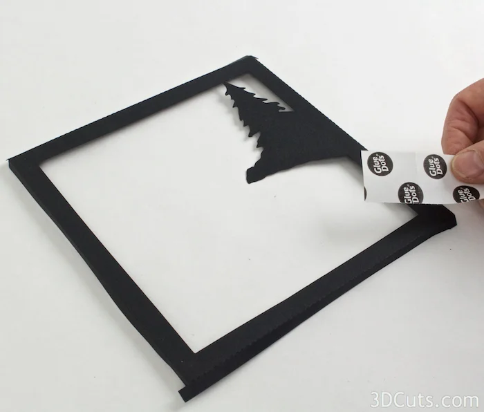 Heron Cove Shadow box Tutorial by Marji Roy of 3dcuts.co m. Cutting files in svg, pdf, and dxf formats for paper cutting using Silhouette and Cricut cutting machines