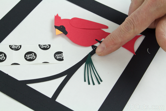 Cardinal in Pines Shadow box by Marji Roy of 3dcuts.com. This is a cutting file for use on Cricut and Silhouette cutting machine. It is made from card stock. Files available in svg, pdf, png and pdf formats.
