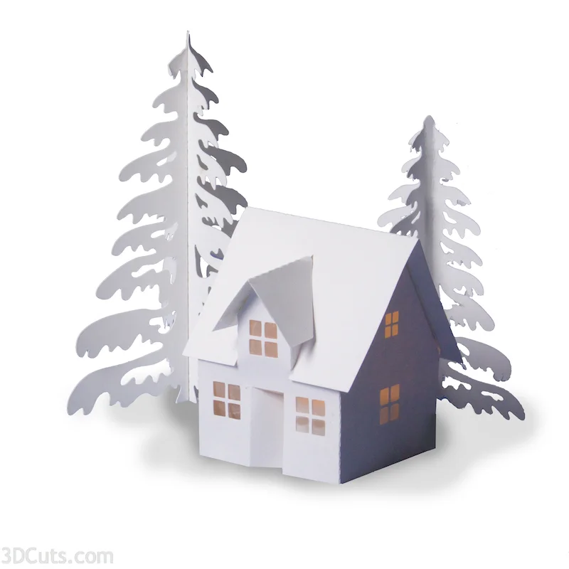 Tea Light Village Dormer by 3dcuts 4.jpg