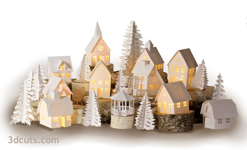 Download Tea Light Village Complete 2016 3dcuts Com