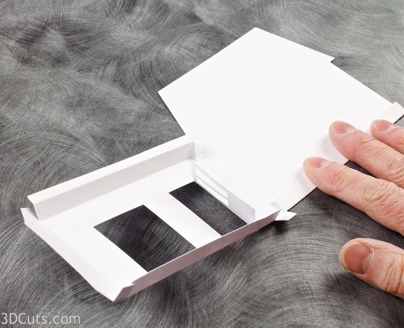 Mansard House cutting files is part of Ledge Village. These are cutting files in SVG, pdf, png, and dxf formats. Designed by Marji Roy of 3dcuts.com for Silhouette, Cricut and other cutting machines