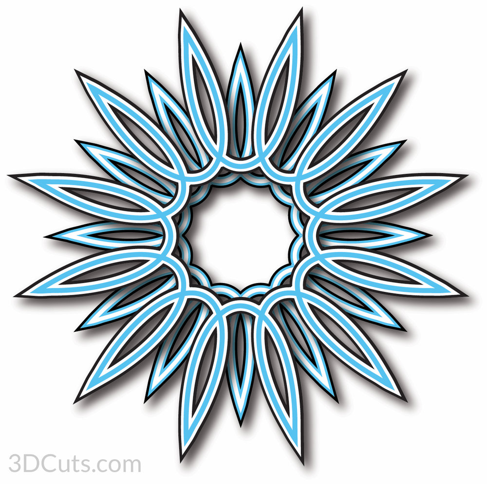 Download Layered Mandalas 10 Designs 3dcuts Com SVG, PNG, EPS, DXF File