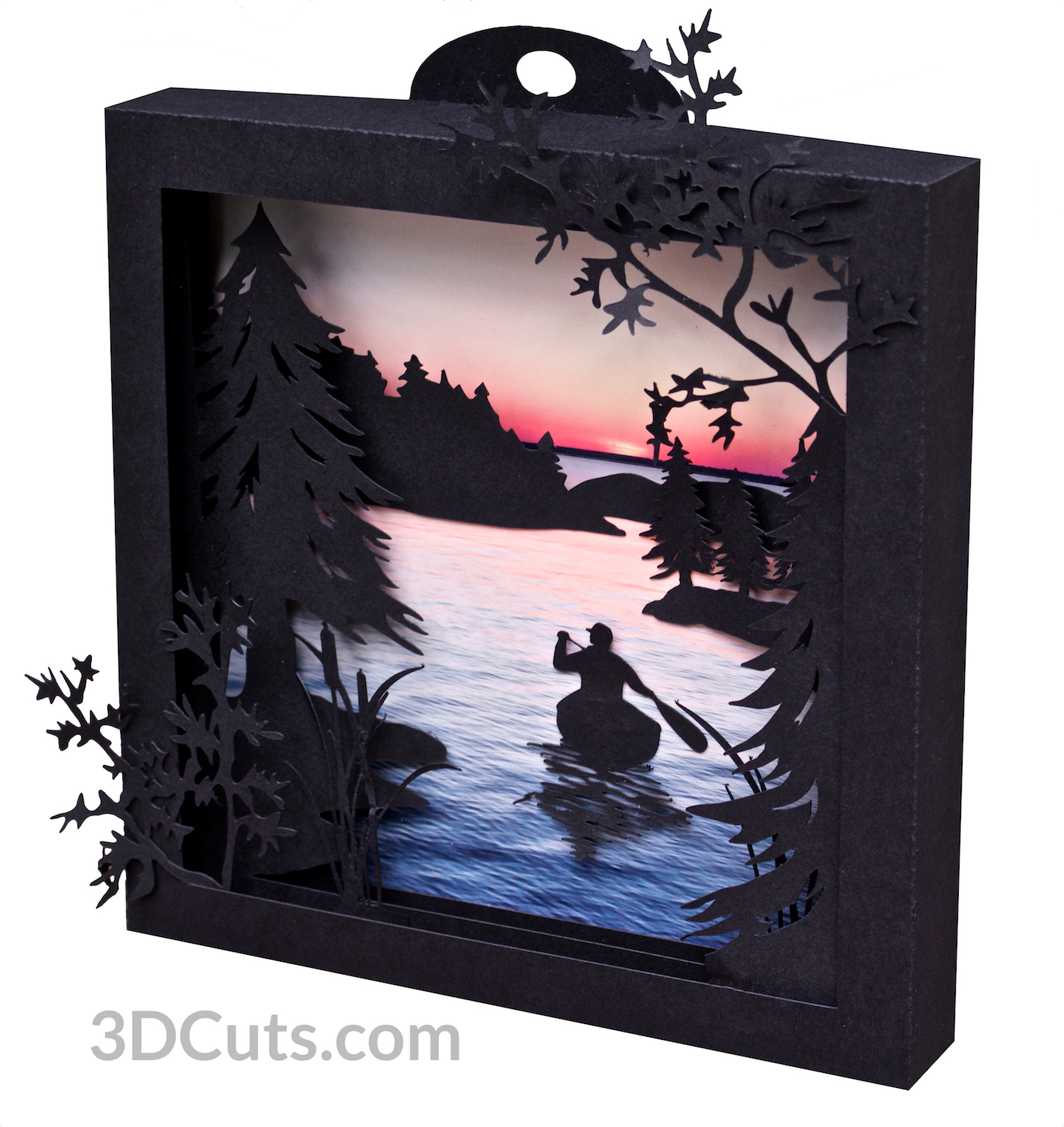 Download Canoe At Sunrise Tutorial 3dcuts Com