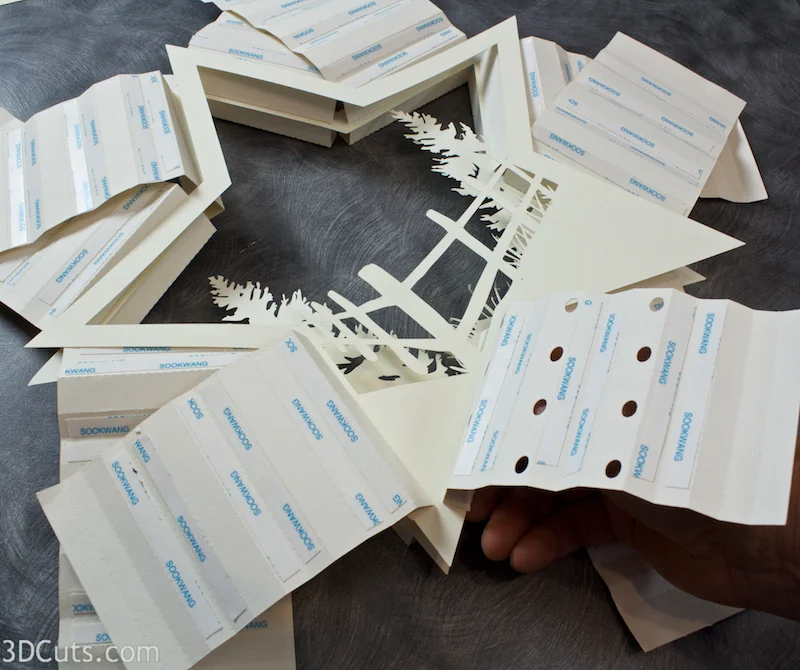 3d Star Nativity Shadow Box cutting files in SVG, pdf, png, and dxf formats, with LED back lights. Designed by Marji Roy of 3dcuts.com for Silhouette and Cricut cutting machines
