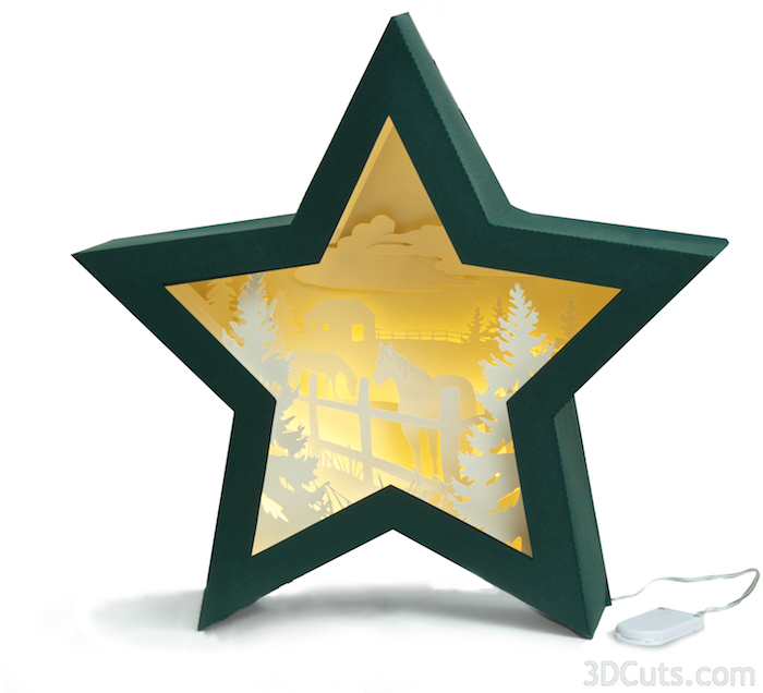 Horse Shadow Box by 3DCuts.jpg