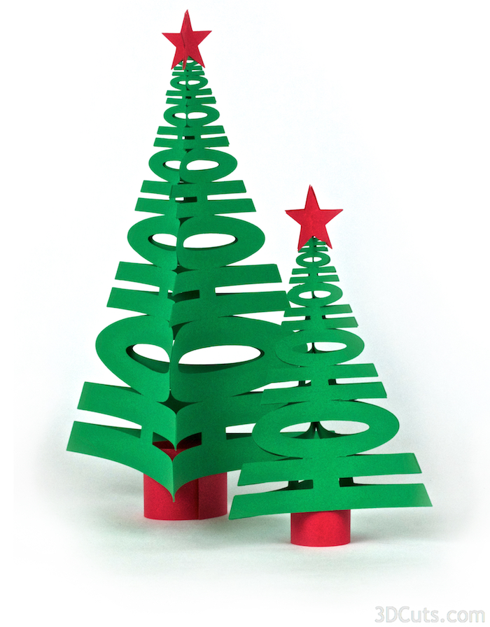 Hohoho Christmas Tree Tutorial 3dcuts Com