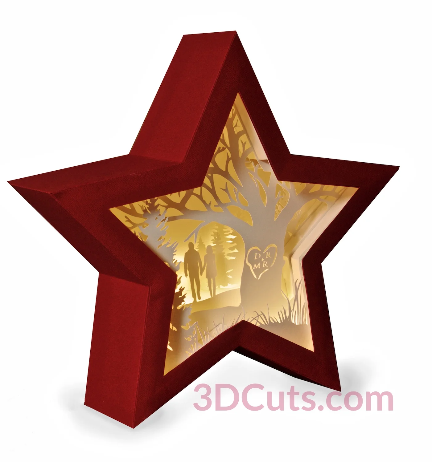 Heart Tree Star Shadow Box by 3dcuts v3.jpg