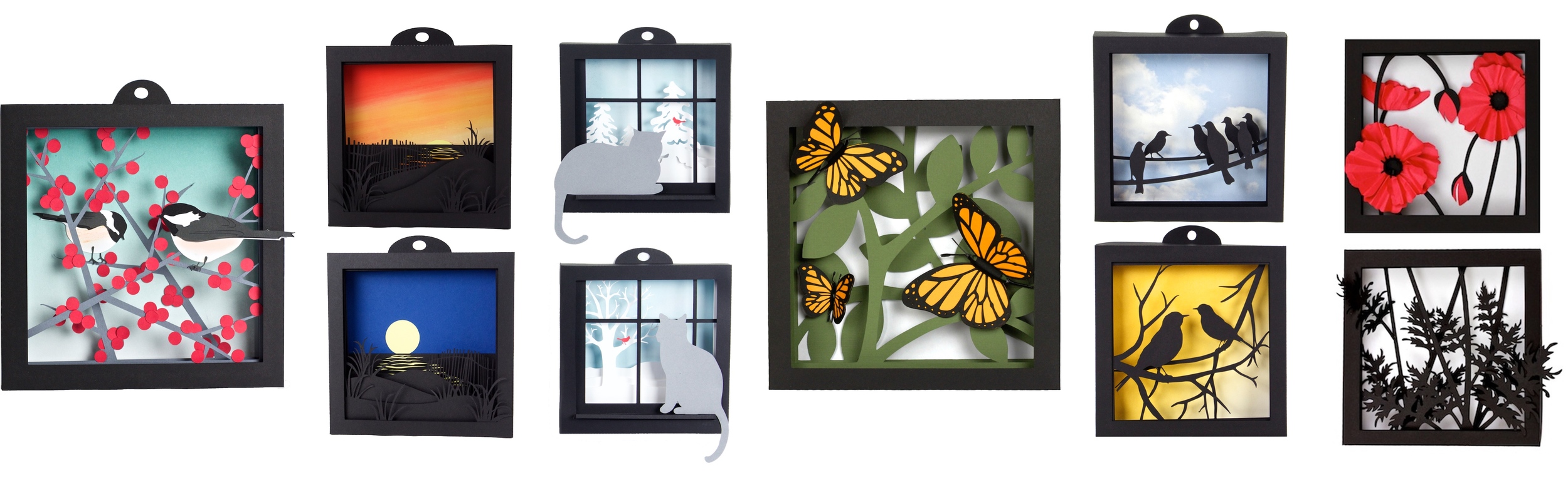 Paper shadow boxes by Marji Roy of 3dcuts.jpeg