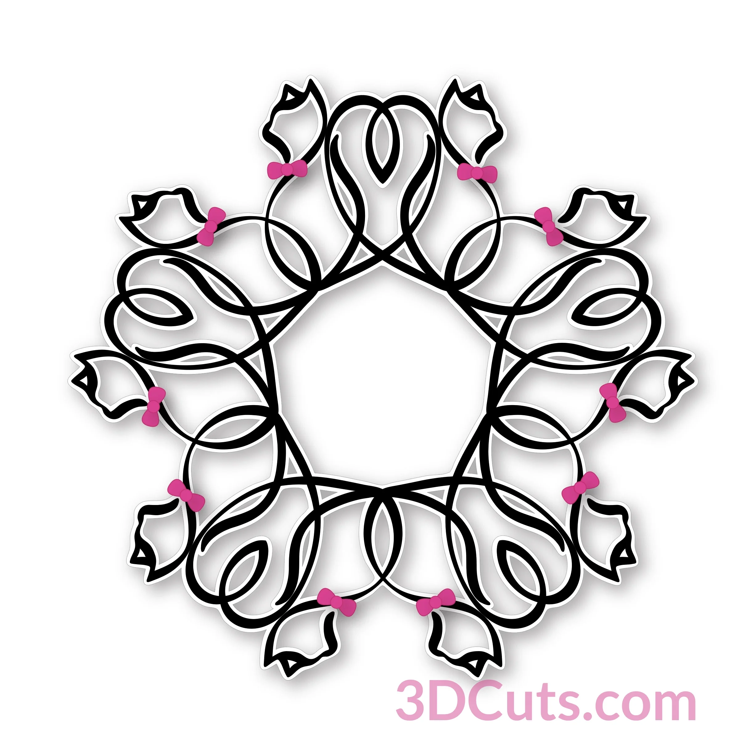 Double Kitty Mandala by 3dcuts.jpg