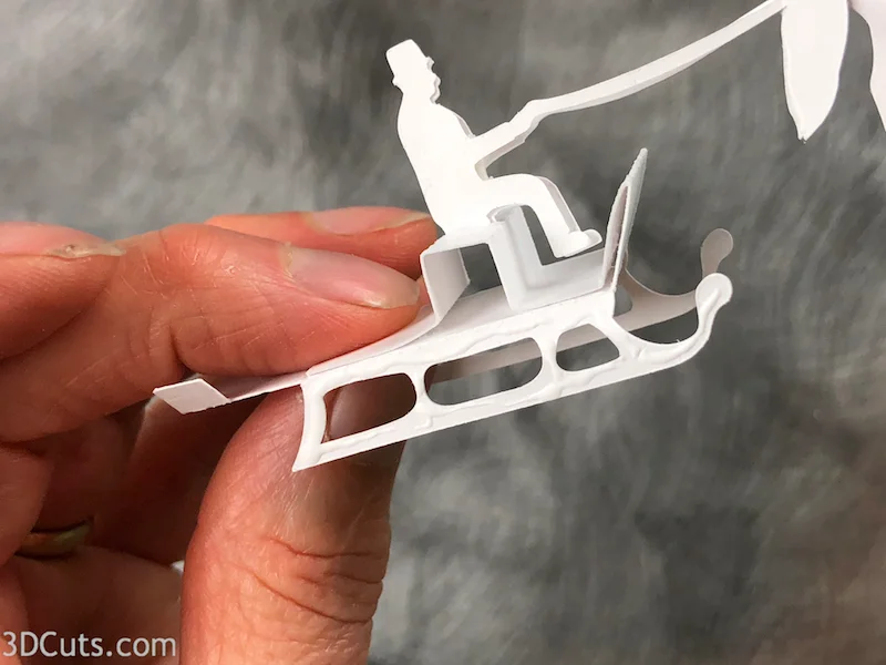 Tea Light Village, 3DCuts.com, Marji Roy, 3D cutting files in .svg, .dxf, and .pdf formats for use with Silhouette, Cricut and other cutting machines, paper crafting files