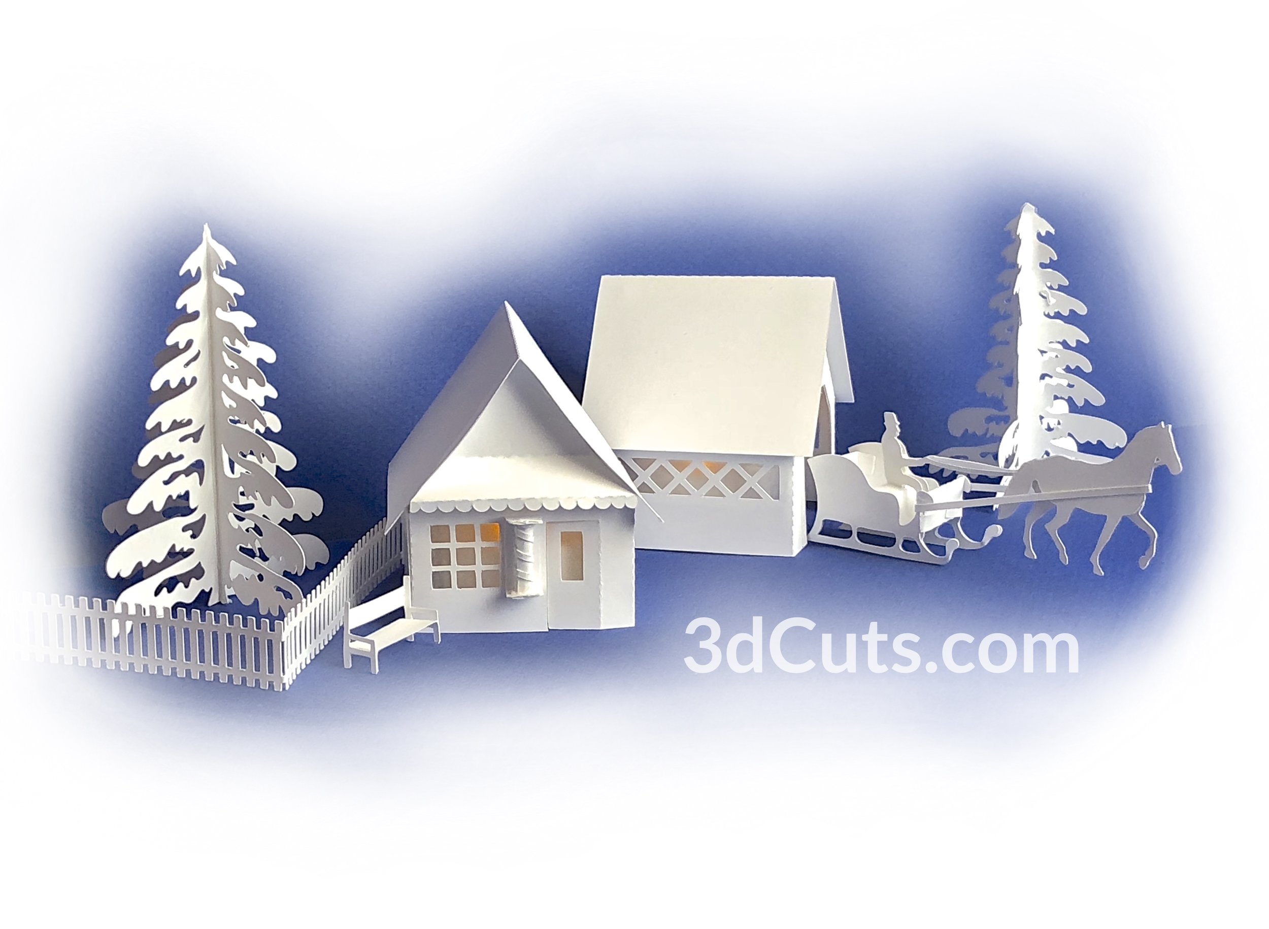 Covered Bridge TeaLightVillage by 3dcuts 2 wm 2.jpg