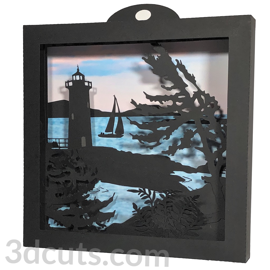 Download Lighthouse Shadow Box Tutorial 3dcuts Com