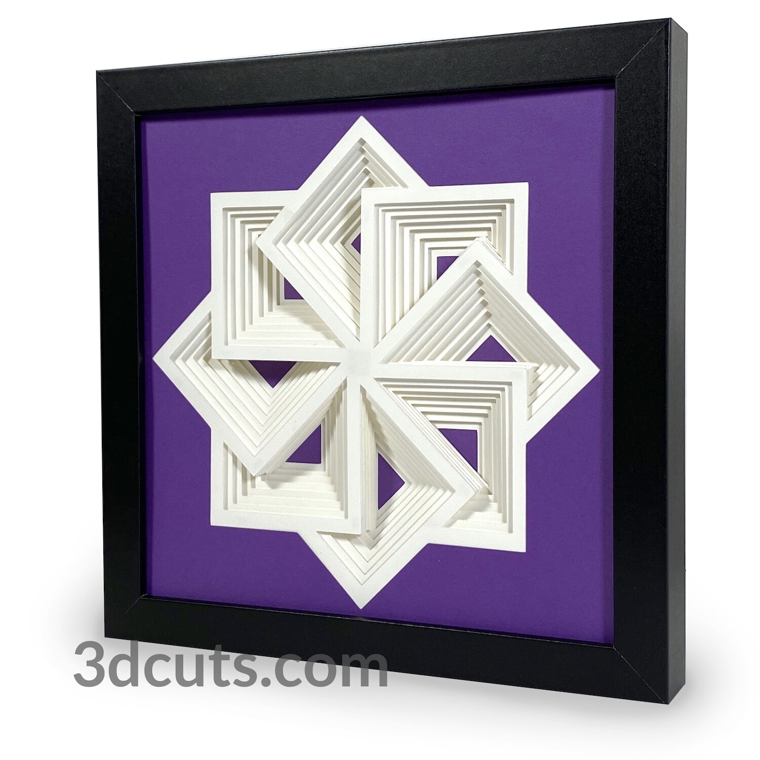 Download Stacked Squares Shadow Box Tutorial 3dcuts Com