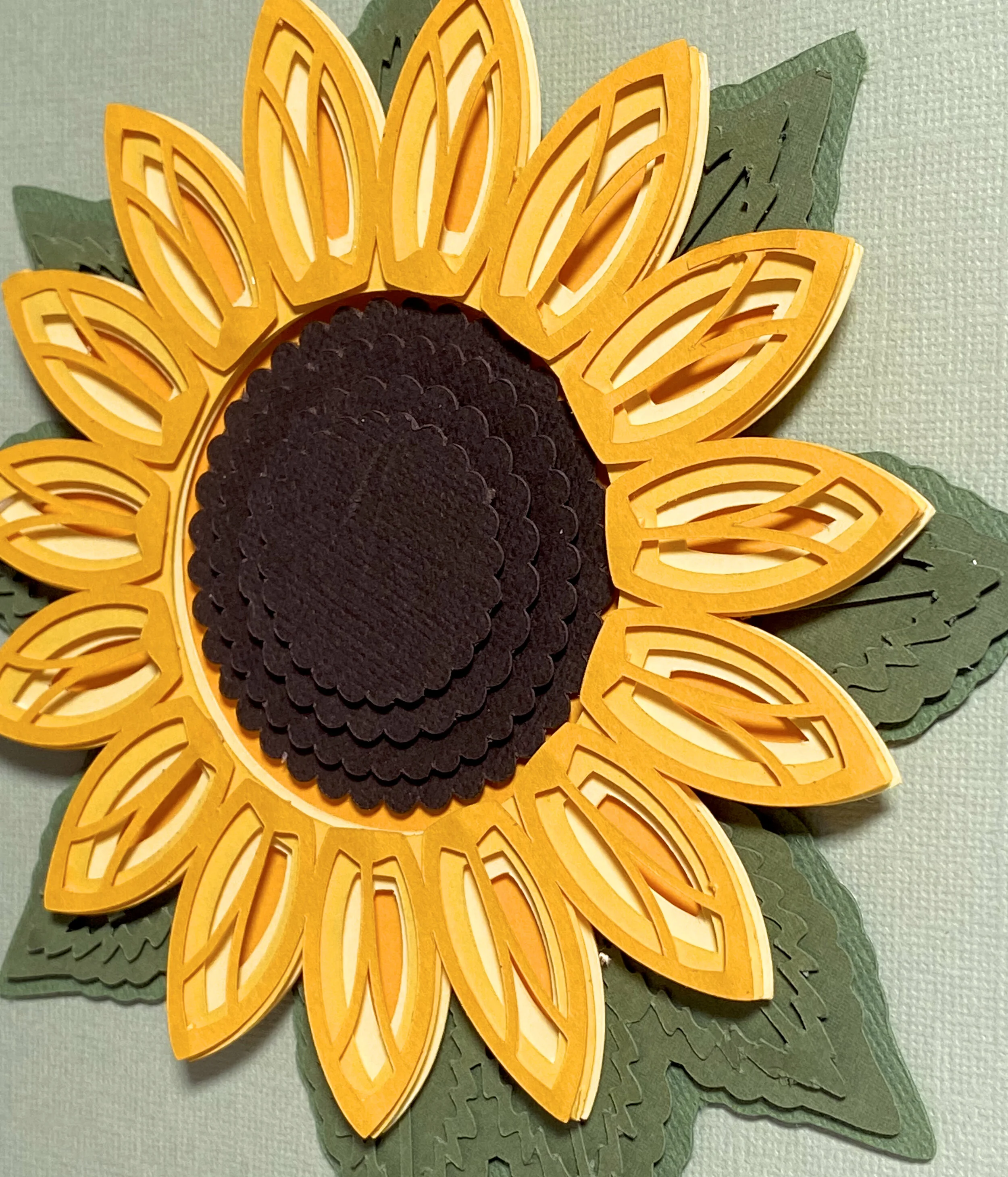Download Stacked Sunflower Tutorial 3dcuts Com