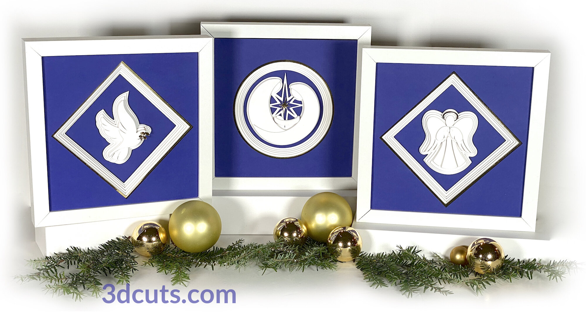 Download Stacked Nativity Shadow Box 3dcuts Com