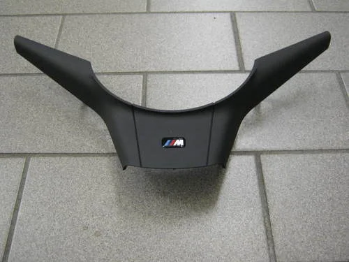 Replaced steering wheel trim