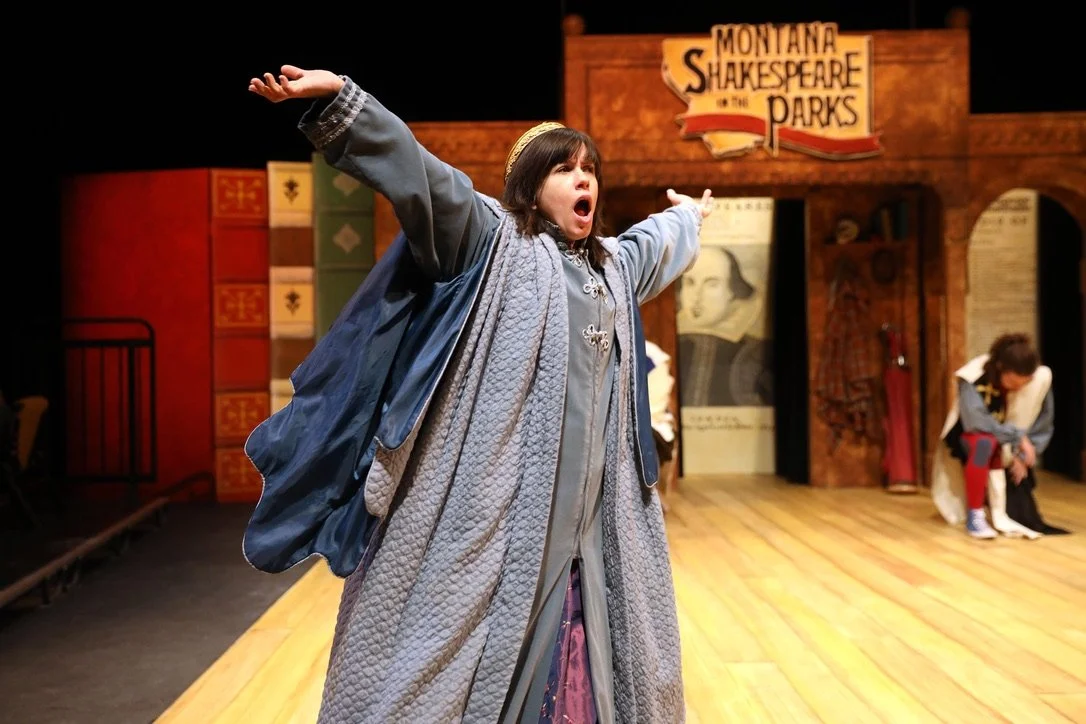   Complete Works of William Shakespeare … Abridged   Montana Shakespeare in the Parks  2022 Tour  with Riley O’Toole and Calvin Adams 