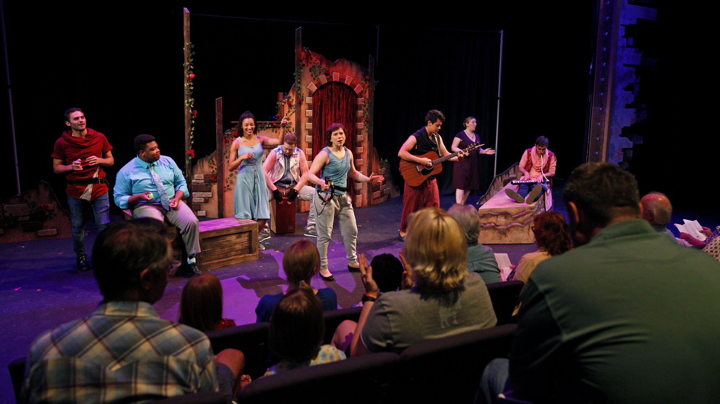   Romeo and Juliet   Arkansas Shakespeare Theatre  Summer 2019  Samson, Peter, Lady Capulet  photo by Eric White 