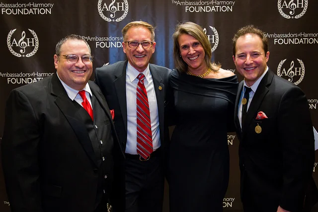 Dr. Jim Henry with BHS president Marty Monson, Amy Monson, & Co-Director Jonny Moroni