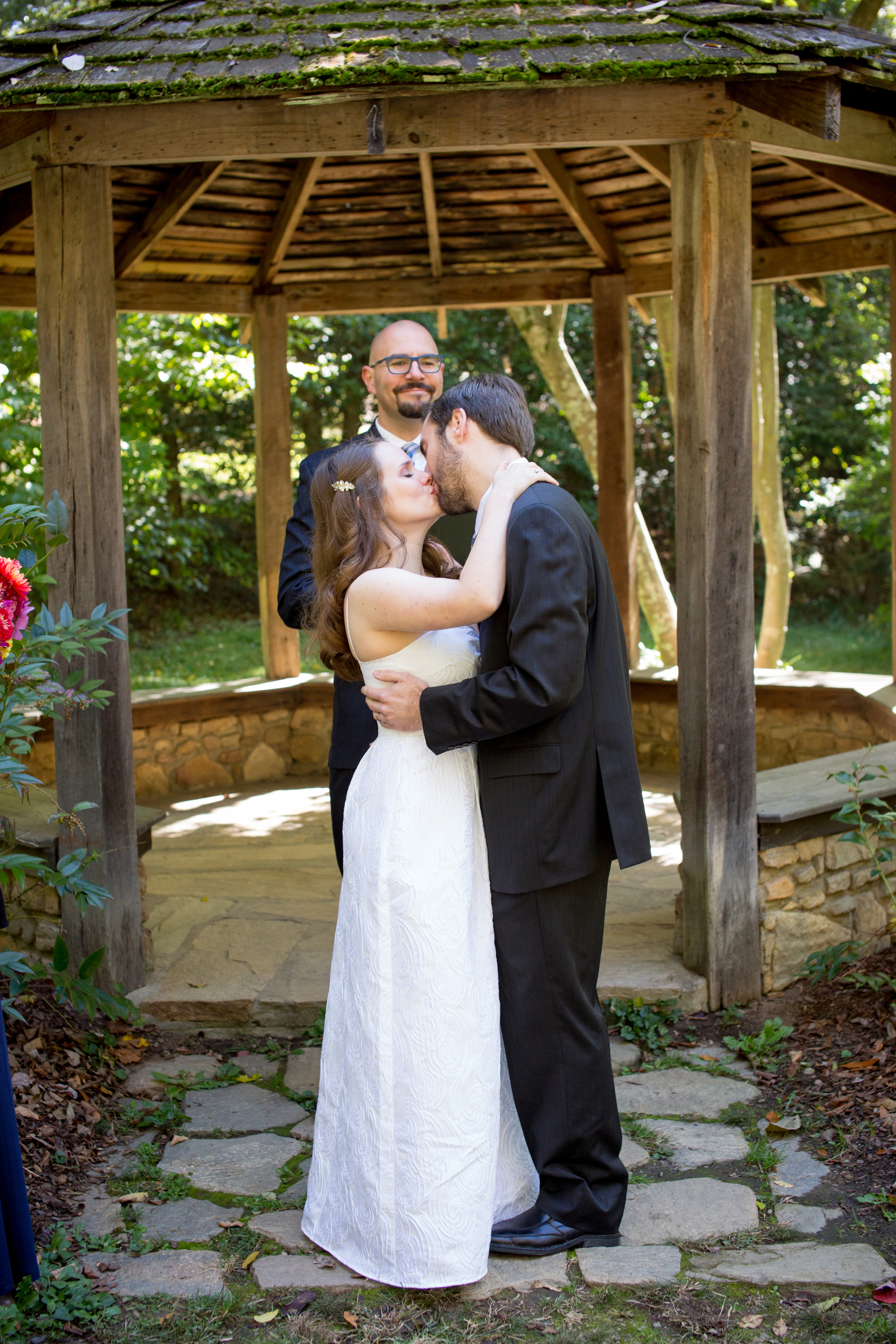 Claire And Martin Unca Botanical Gardens Elopement Jennifer