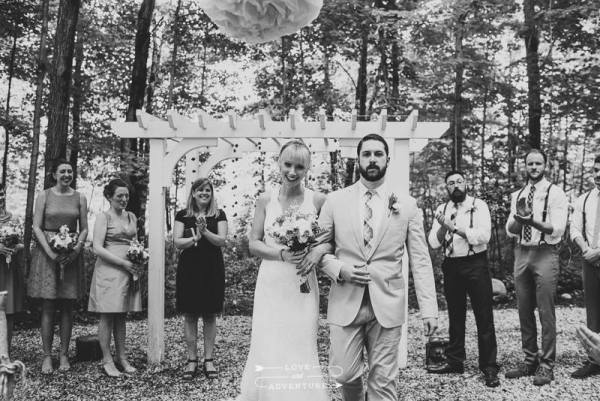 How do you want to be introduced at the end of your wedding ceremony? Photo by  Henry + Mac Photography