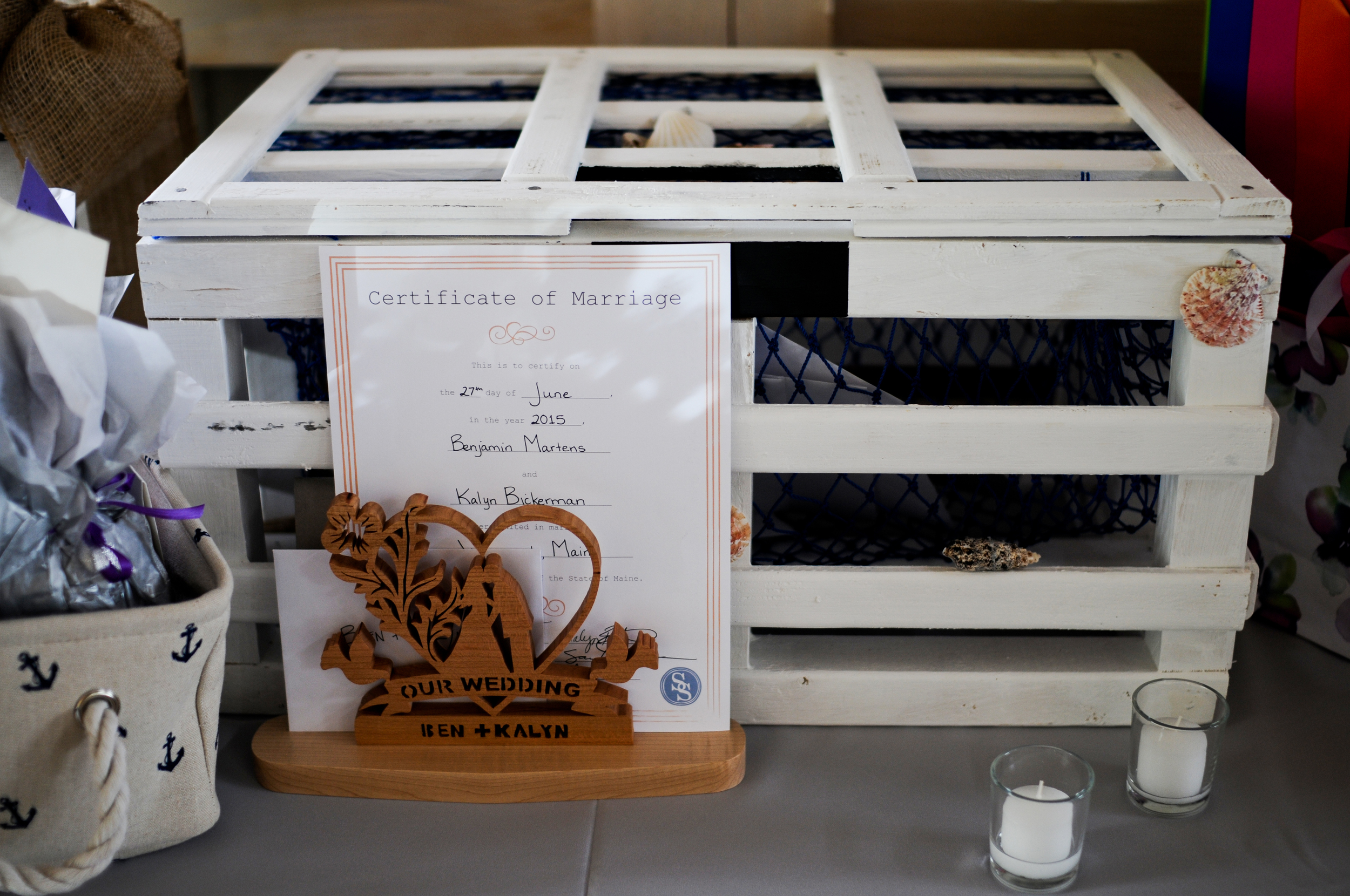 Coastal Maine wedding with Jewish traditions