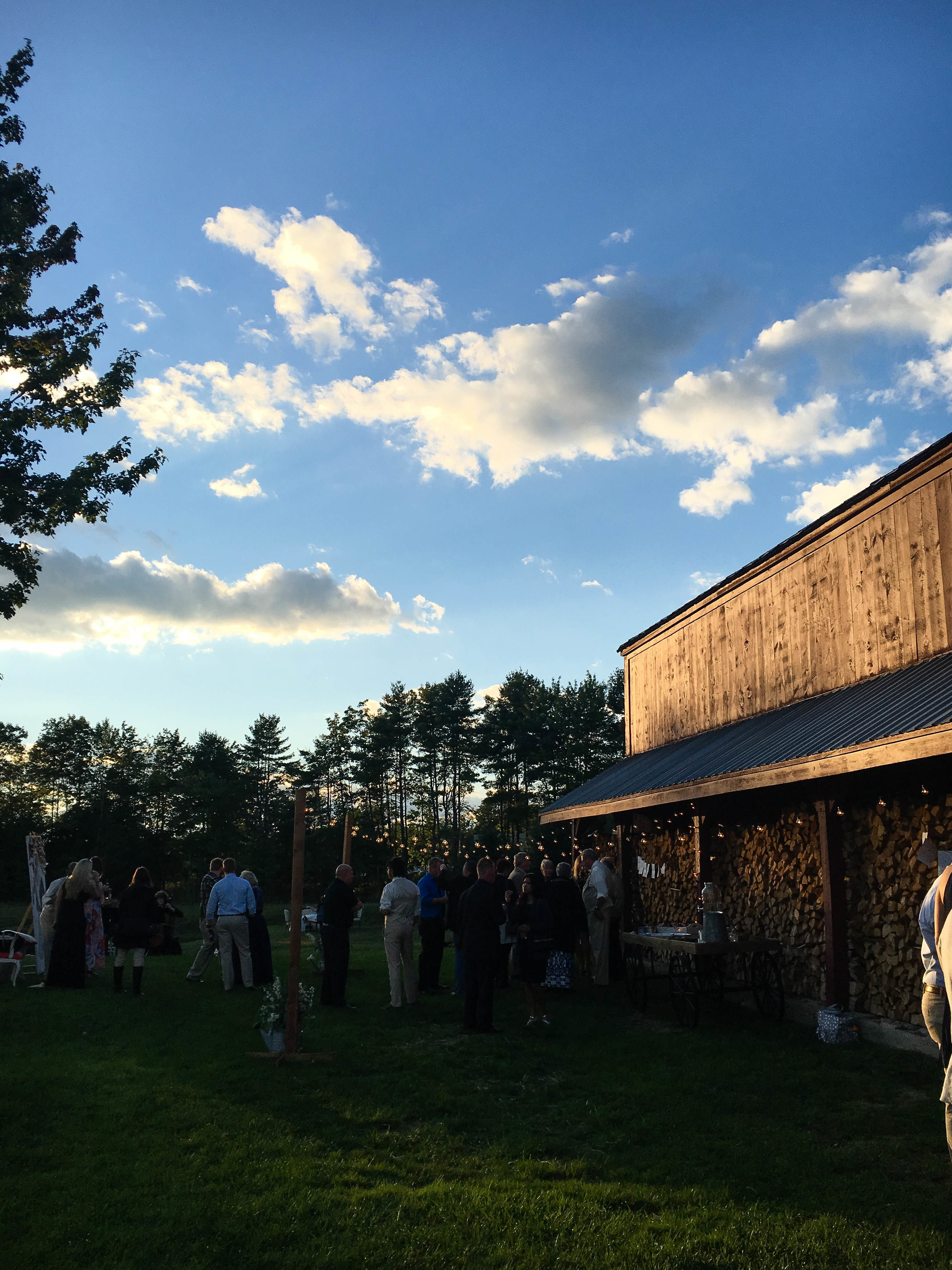 Maine rustic barn wedding | A Sweet Start Maine wedding officiant