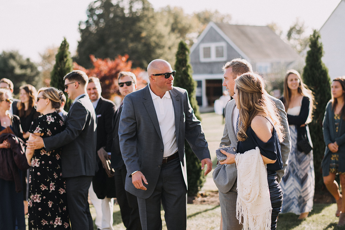 Maine wedding officiant at Live Well Farm | Cortney Vamvakias Photography