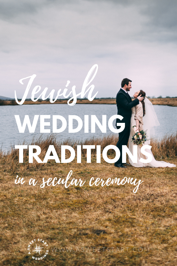 Ideas for incorporating Jewish wedding traditions into a non-religious wedding ceremony from an experienced wedding officiant,  A Sweet Start . Photo by Photo by  James Owen .