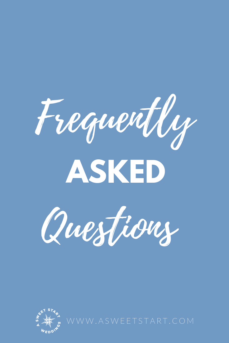 Questions I’m frequently asked as a professional  Maine wedding officiant