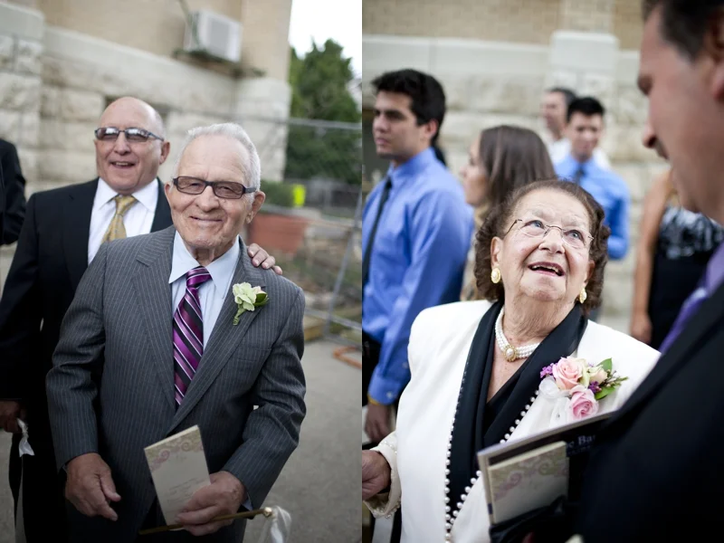 Mine and Nicole's Grandma Josephine and Nicole's Mom's Father, both were married on August 11 just like Nicole and Vince were last weekend, HOW COOL!!
