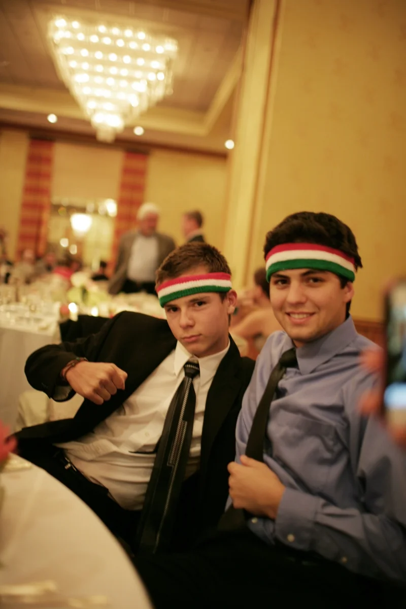 Italian sweatbands, you thought of EVERYTHING Nicole!