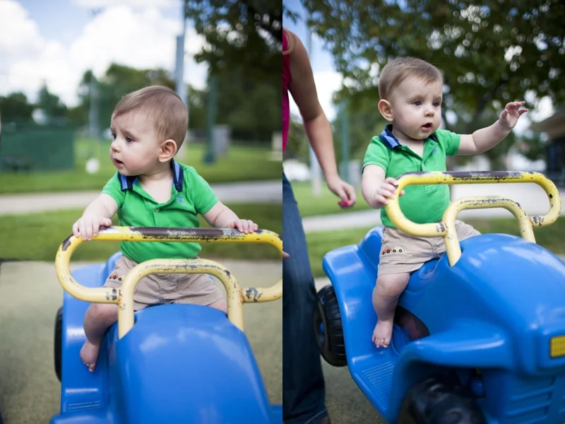 Logan has cat-like reflexes ;)