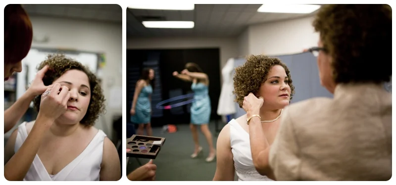 Love Emily hula hooping in the background!