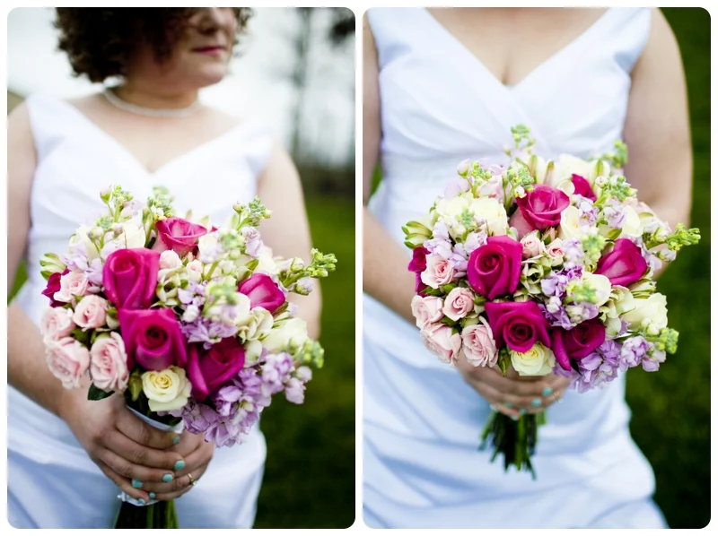 Her flowers were just gorgeous!