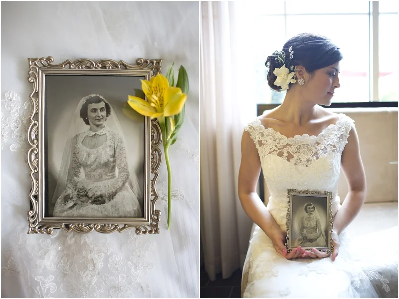 Anna's Grandmother on her Mother's side on her wedding day