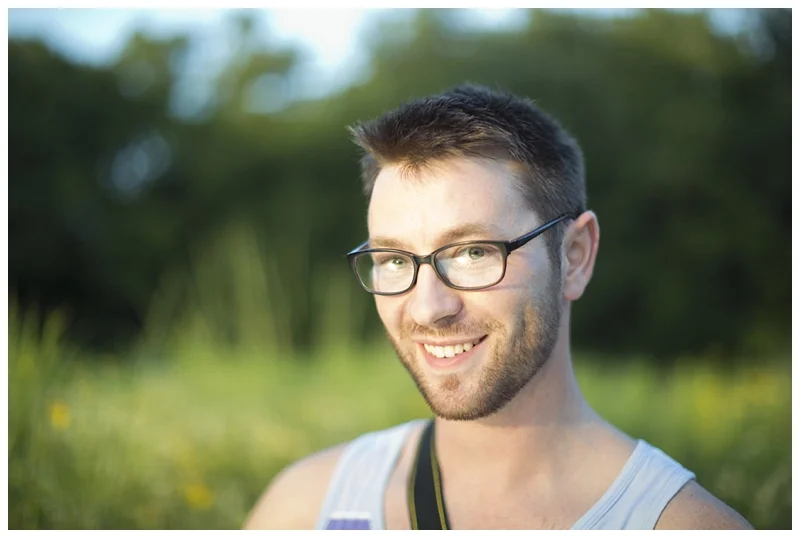 My awesome photog friend, Cameron came with us..note, reflectors and glasses don't mix that well...