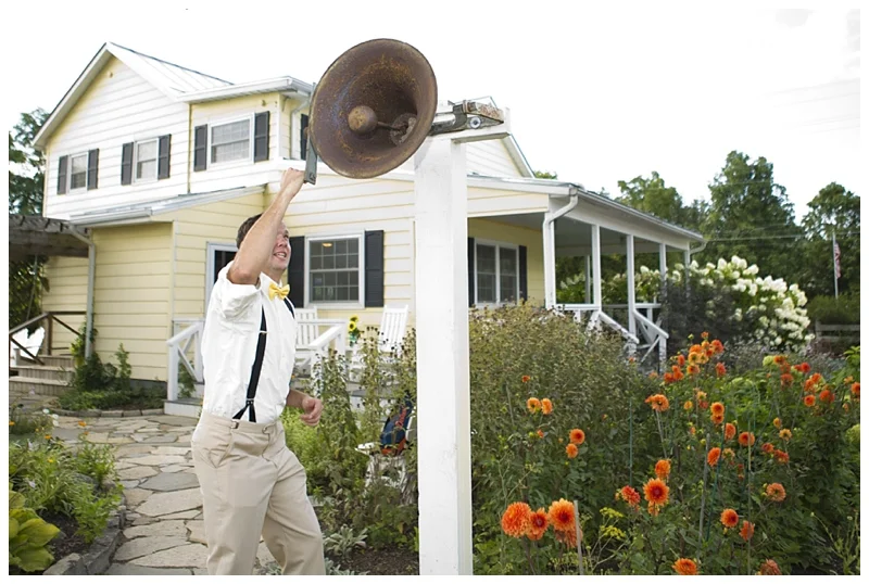 Nothing like the thrill of ringing a giant dinner bell haha